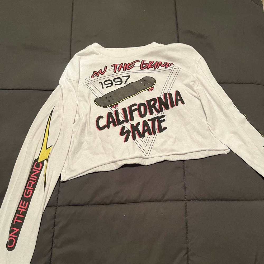 California Skate Cropped Long Sleeve